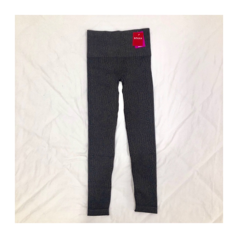 Spanx Seamless Camo Leggings in Brown Croc size S.
